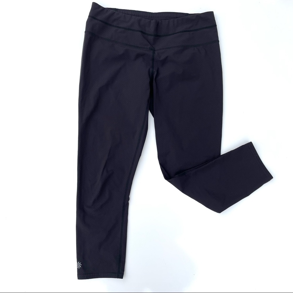 Athleta Cropped Black Leggings, S